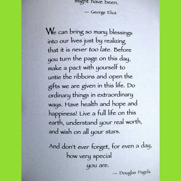 Book: These Are the Gifts I'd Like to Give to You, Edited by Douglas Pagels - Picture 10 of 15